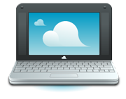 Computer with Windows and Jolicloud
