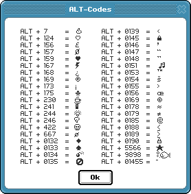 Alt-Codes