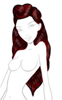 Red rockibilly wig long.jpg